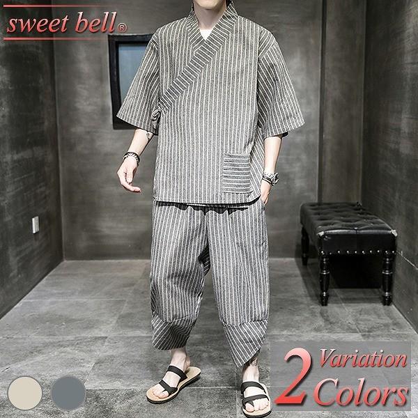 甚平 メンズ 半袖 作務衣 夏用 男性用 麻 浴衣 着物 刺繍 部屋着 夏祭り 花火大会 しじら織り おしゃれ 大きいサイズ セットアップ Www Arilab Com Tr Index Php