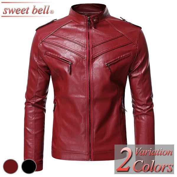 sweet bell レザージャケット メンズ ライダース ジャケット 革 sweet bell レザージャケット メンズ ライダース ジャケット 革