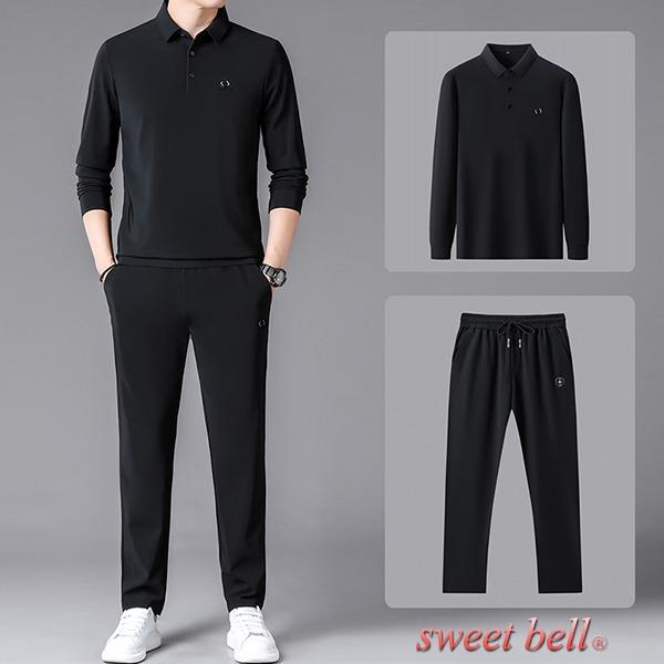 sweet bell セットアップ メンズ 長袖 上下 セット 襟付き ジャージ
