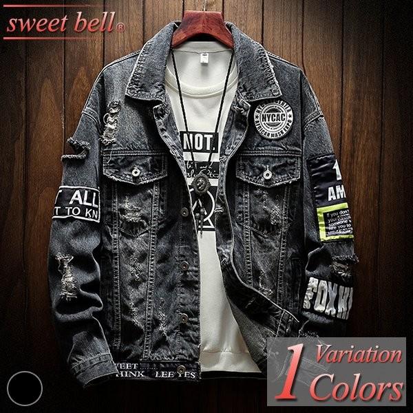 sweet bell デニムジャケット メンズ ジージャン 春 秋 冬 Gジャン