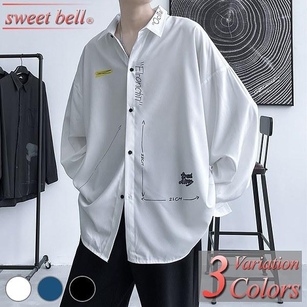 sweet bell シャツ メンズ 長袖 カジュアルシャツ 春 秋 冬