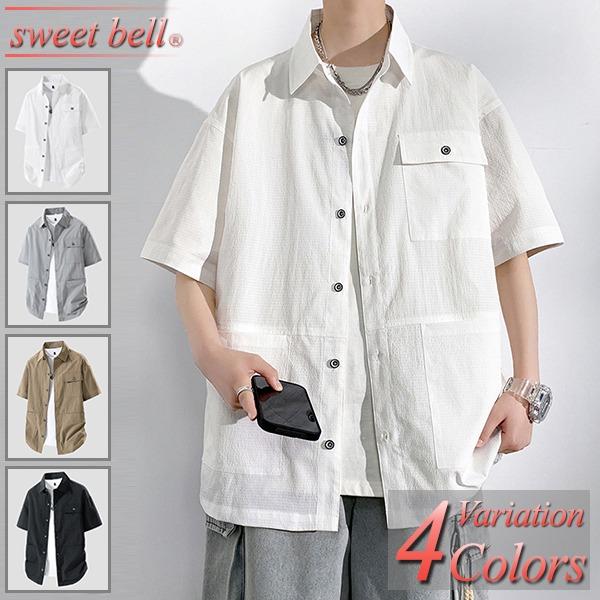 sweet bell シャツ メンズ 半袖 春 夏 秋 カジュアルシャツ メンズ