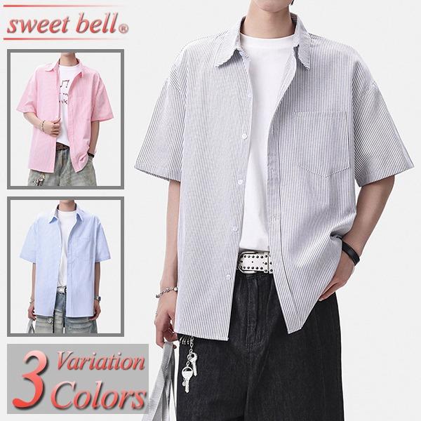 sweet bell シャツ メンズ 半袖 春 夏 おしゃれ カジュアルシャツ