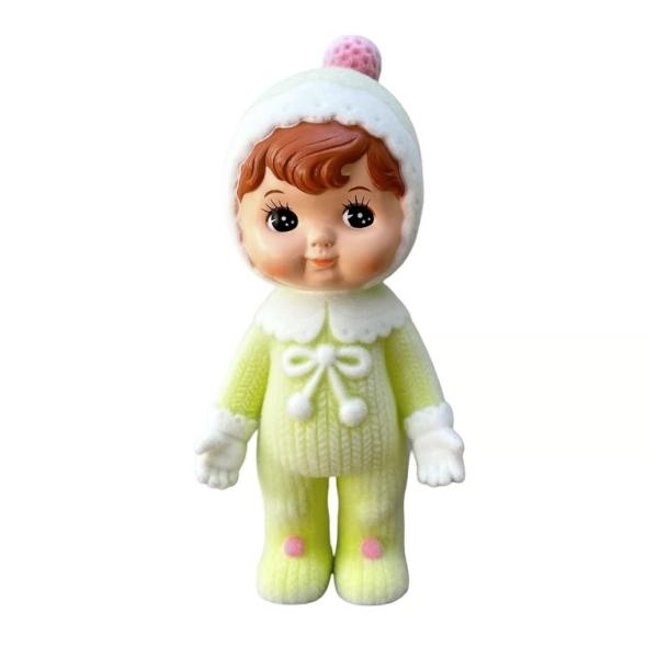 フロッキー加工チャーミーちゃん・もえぎ : レトロスタイル雑貨店