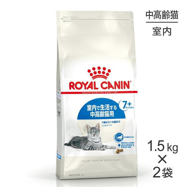 ロイヤルカナン インドア 室内で生活する成猫用~7歳まで　2kg×3袋 ロイヤルカナン ロイヤルカナン 猫 インドア 室内で生活する成猫