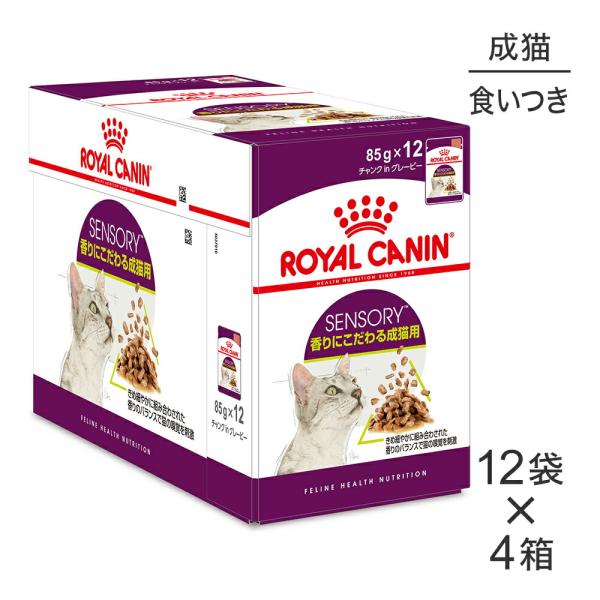 4箱セット全48袋　おねだりの多い成猫用 ウェット パウチ ロイヤルカナン 4箱セット全48袋 おねだりの多い成猫用 ウェット パウチ ロイヤル