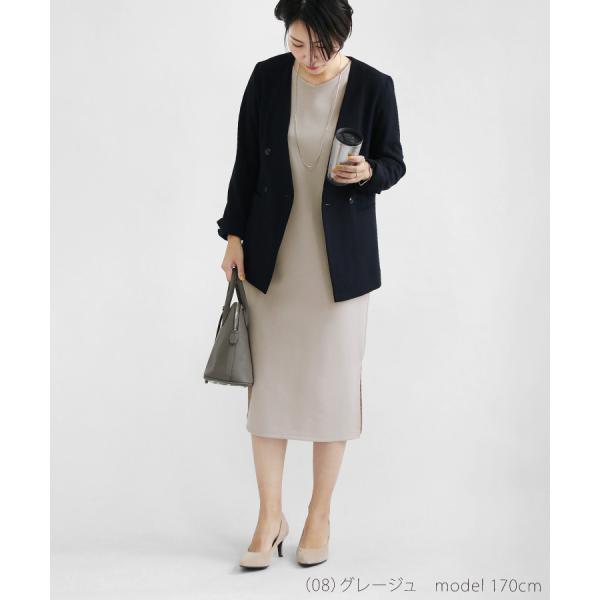 ワンピース レディース Vネック ロング丈 30代 40代 ママ フォーマル 七五三 お宮参り 写真撮影 服装 ママ ゆったり 上品 大人 ひざ丈 七分袖 洗える 夏 秋 Sweet Sheep 通販 Yahoo ショッピング