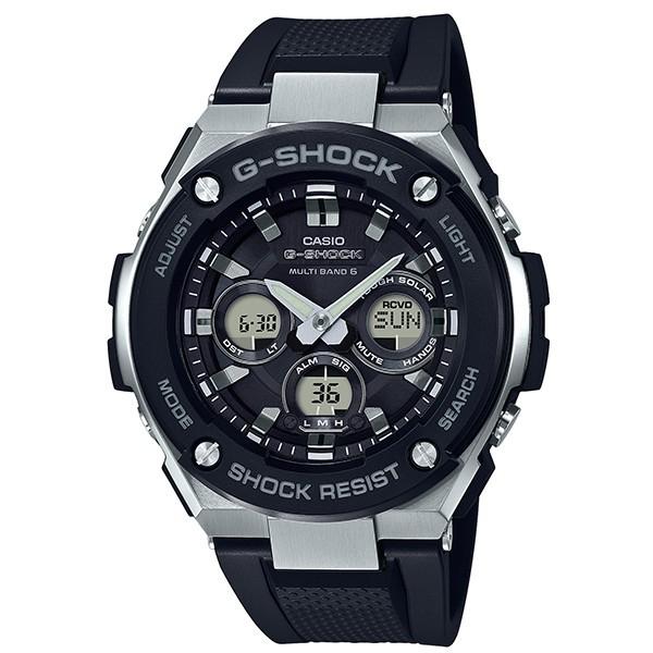�J�V�I G�V���b�N CASIO G-SHOCK �r���v �����Y �E�I�b�` G-STEEL GST-W300-1AJF �������K�i