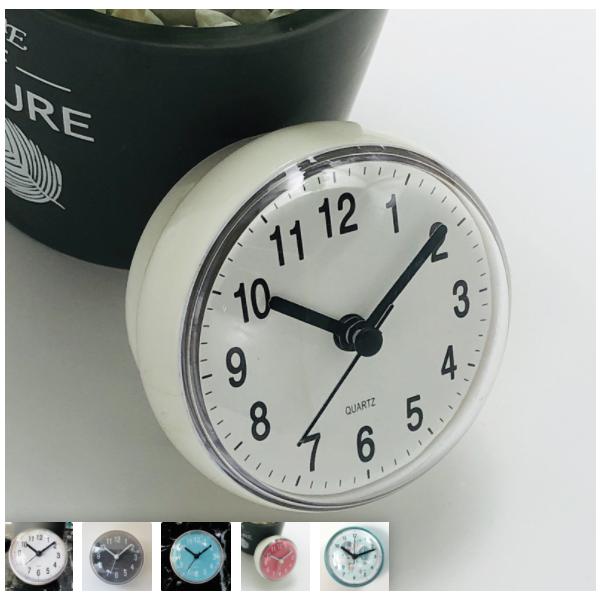 時計 壁掛け時計 小型時計 乾電池使用 吸盤式 : SWEET DOOR - 通販