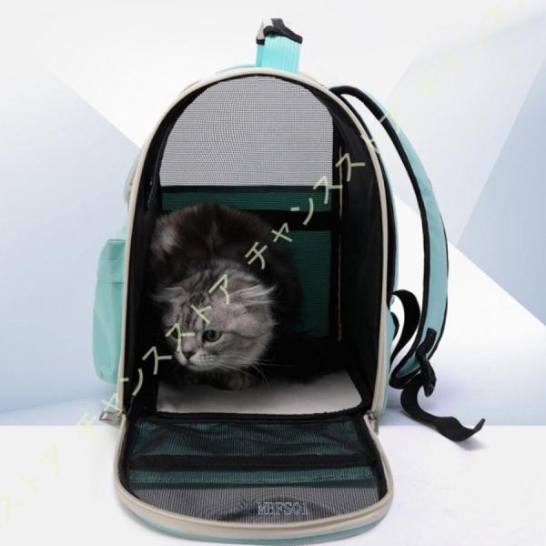 猫のバックパック▼商品サイズ（cm）Sサイズ・37*25*34cm、重量960g（推奨体重7.5kg以下）▼このペットバックパックは、ペットが周囲の環境を観察するのに便利です。また、ペットの状態を内に観察するのにも便利です。ペットと一緒に太...