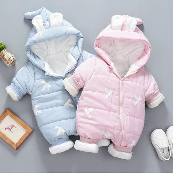 ■ 品名：ベビーダウンコート■ 素材：ポリエステル ■ 充填物：コットン■ カラー：全4色■ サイズ：66-100■ 季節：秋/冬検索ワード：ベビー ロンパース 子どもダウンコート カバーオール ジャンプスーツ フード付き 防寒アウター ダ...
