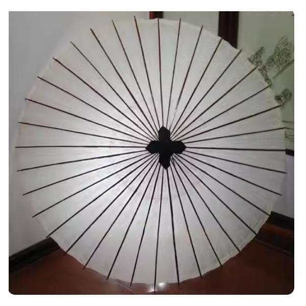 大判踊り番傘 和傘 36本骨 白無地 蛇の目 和装 演出 文化祭 学園祭