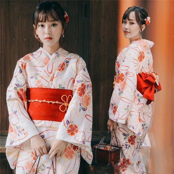浴衣 レディース 花柄 和服 浴衣 女性用 コスチューム 浴衣 可愛い 平織り きれいめ フリーサイズ 花火大会 夏祭り 旅館 浴衣セット ゆかた  可愛い 綺麗 七夕