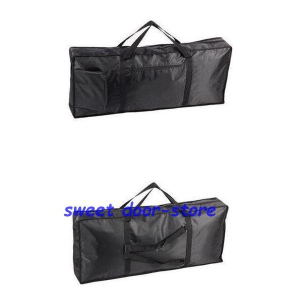 ■のリュックタイプなので、持ちやすく邪魔になりにくいです。 ■ベーシックで使いやすいブラック。 ■大きめのポケットは収納に便利です！ 【商品仕様】 サイズ：61鍵（約）長さ100cmx高さ40cmx厚み15cmその他：バックストラップ2本、...