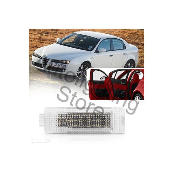 互換品 ミト用 LED 車内天井ランプ ドアランプ ウェルカムライト アルファロメオ 166 159 1個セット ジュリエッタ ステルヴィオ