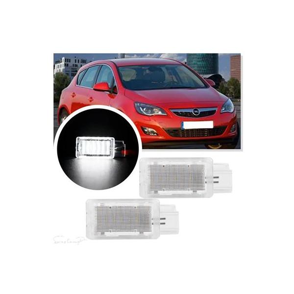 互換品 インテリアランプ用 LED ブーツライト 9-5 オペル アストラ J K 2009年-15年 メリバ モカ サーブ カーゴエリア 2X ラゲッジルーム