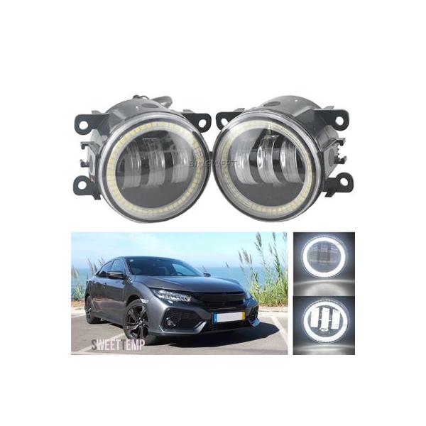 互換品 デイランニング用ライト フォグランプアセンブリ LED ルノー H11 12V 3 KZ0 KZ1 1ペア メガーヌ グランドツアラー エステート 20