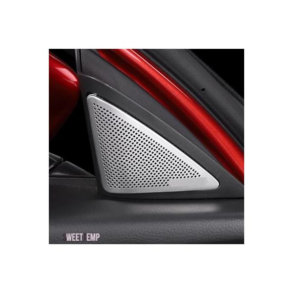 互換品 カーアクセサリー用 オーディオスピーカーカバー トリム ラウドスピーカーカバー マツダ CX-30 CX30 2020 2021 2022 2023 2