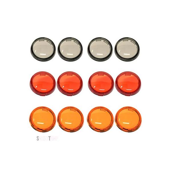 互換品 883 1200 ウィンカーライトインジケーターレンズカバー ツーリング ハーレー スポーツスター ロードキング ダイナ ヘリテージ ソフテイ