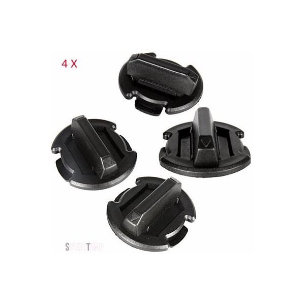 互換品 2014年2018年式RZR XP 900 S 1000 XP-4 ヤマハ モデル用4ピースブラックフロアドレンプラグ