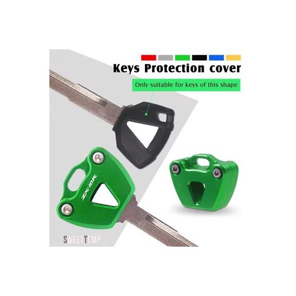 互換品 CNC ZX-6R ZX-10R ZX-14R ZX6R ZX10R ZX14R ZX 6R カバー ケース キーケース カワサキ バイク キー シェル プロテクション キーチェーン 対