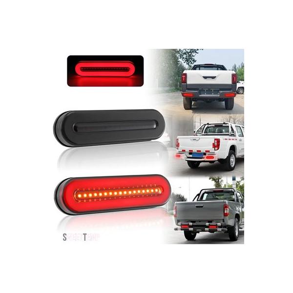 互換品 LED ブレーキテールウィンカー ストップフローティングウィンカー ランプ 車用ライト 18 12-24V DRL トラック用トレーラー ATV UTV