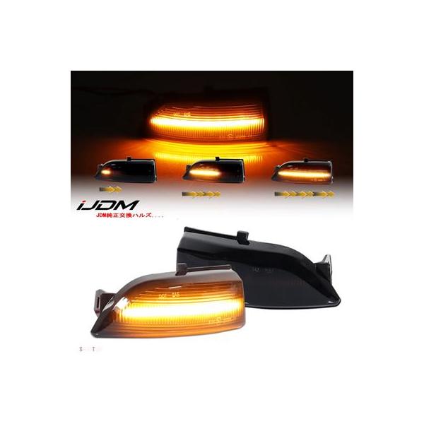 互換品 LEDダイナミックターンシグナルサイドミラーウインカーインジケーターライト 2015年-2019年用 フォード T6 2個セット エベレスト レンジャー