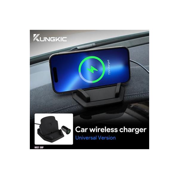 互換品 WRX用 マグネット式携帯電話ホルダー フォルクスワーゲン用 トヨタ スバル アウディ レクサス シボレー 15W GR86 車用ワイヤレス高速充電器