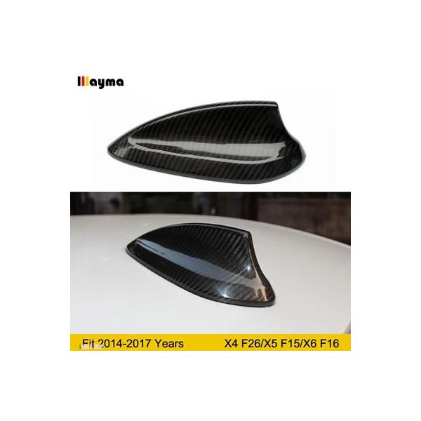 互換品 F86用カーボンファイバー製シャークフィンアンテナカバー BMW X4 F26 X5 F15 X6 F16 28i 35i X5M F85 X6M xD
