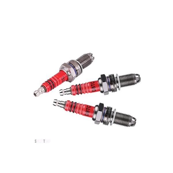 互換品 D8TC CG125 CF250 CH2 パーツ オートバイ用ノズルアクセサリー バイク スリークロー スクーター用スパークプラグ トリプルポール