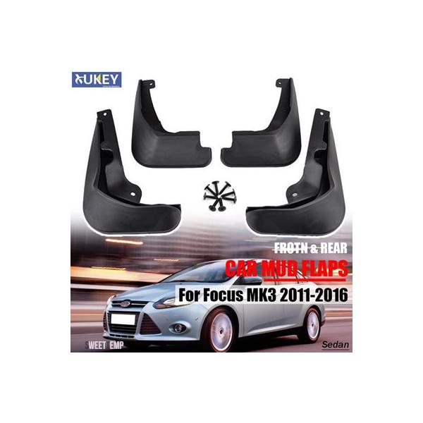 互換品 2016年用 フォード 3 MK3 フォーカス 4Dr セダン 2011年 - イモビライザーチップ 泥よけ フロント
