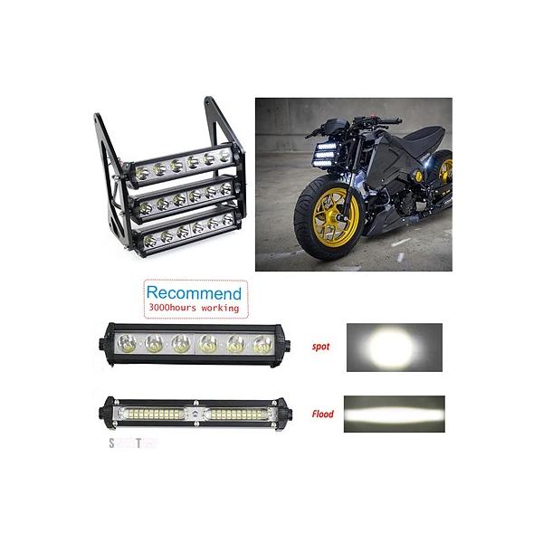 互換品 GROM MSX 125SF MSX125 ヘッドライトヘッドランプライト防水フロントフォークライトランプブラケット付きホンダ ドゥカティヴェノム