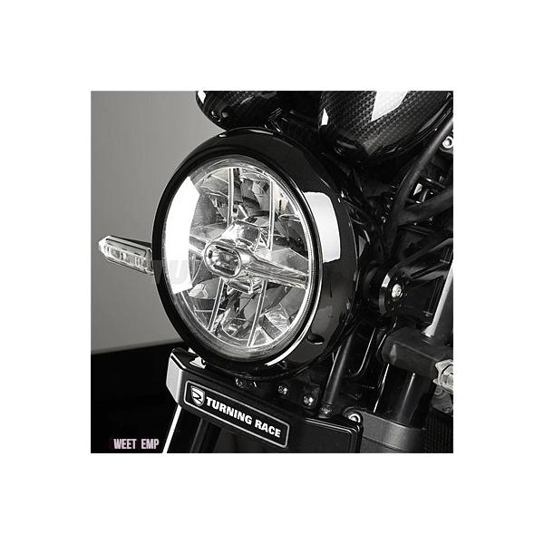 互換品 Z900RS 2018-2024 W800 2020-2024 SE ヘッドライトリムメッキ