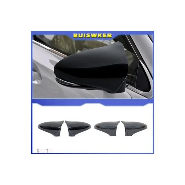 互換品 牛角スタイルバックミラーカバー14-22 カーボンサイドミラーシェルケースキャップ レクサス 13-18 CT ES IS GS LS RC RCF