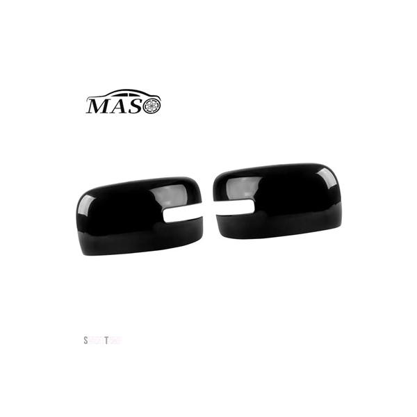 互換品 光沢黒バックミラーカバーサイドドアミラーキャップ ジープ 2016 2017 2018 2019 2020 2021 5VZ08TZZAA 5XA12TZZAA レネゲード