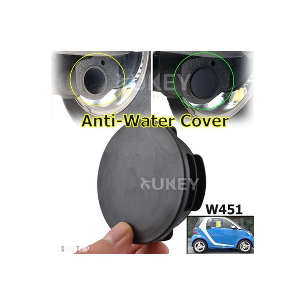 互換品 リア防水防錆テールパイプ排気先端プラグカバープロテクターカースタイリングアクセサリースマート 451 453 1X フォーツーフォーフォー