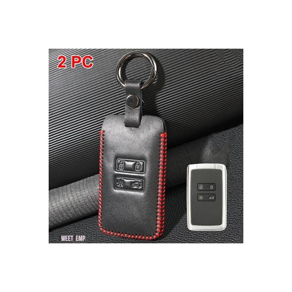 互換品 チェーンリングリモートキーカバーケースシェルホルダー ルノー 2X キー FOB