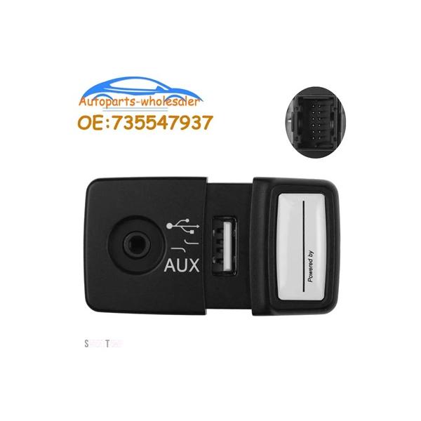 互換品 ソケットカーアクセサリー フィアット 735547937 500 パンダプントブルー私 USB メディアプレーヤー AUX
