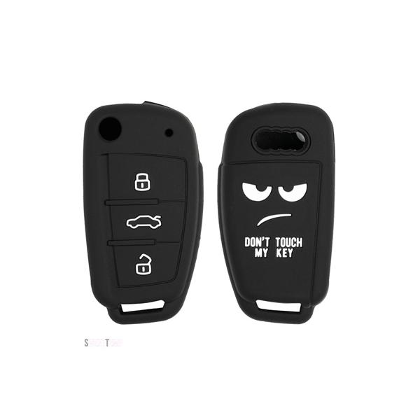 アウディ A1 S1 A2 A3 S3 A5 A6 A8 S6 シリコーン キーカバーシェル RS4 RS6 TT Q3 Q7 R8 クアトロフリップリモートキ