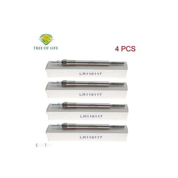 互換品 グロープラグ ランドローバー 1 2 7V 2015-2019 2014-2017 2.0 LR116117 LR073727 4X レンジローバー EVOQUE レンジローバースポーツ