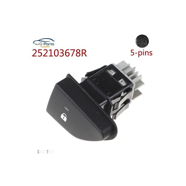 互換品 中央ドアロックスイッチボタン ルノー 252103678R MK4 2010-2017 クリオ キャプチャーダチアダスターゾーイ