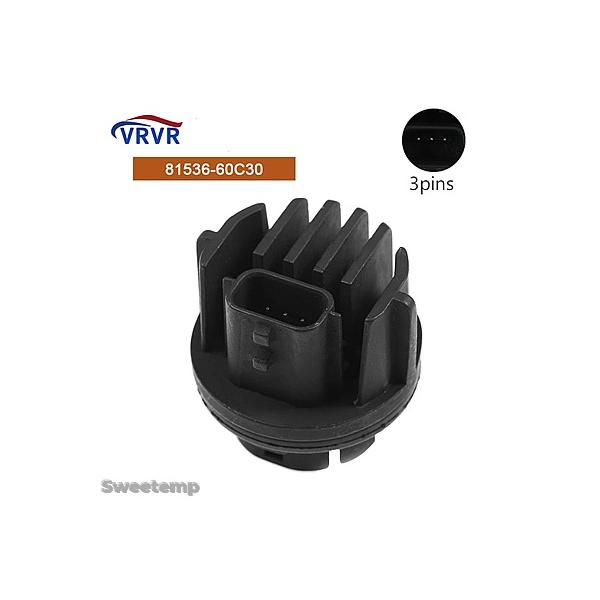 互換品 LED ヘッドライトコントロールモジュール ランドクルーザー用 トヨタ 81536-60C30 8153660C30 RRコンビネーション 3ピン