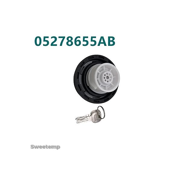 互換品 車用ガスキャップロック 燃料キャップキー 1500用 ジープ クライスラー ダッジ フィアット 05278655AB 200 300 500 グラディエ
