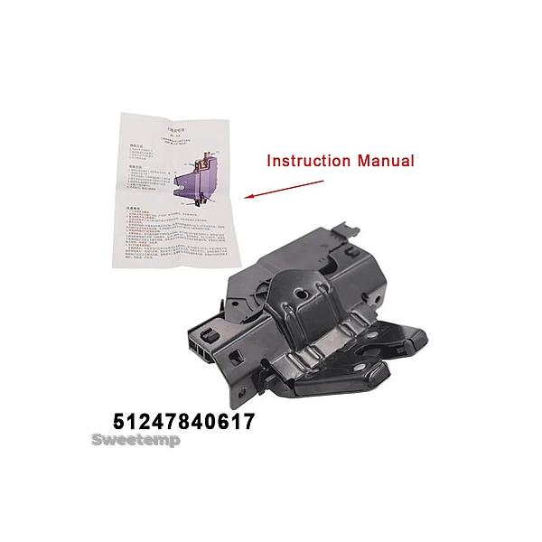 互換品 カーパーツ 1998-2012用 BMW 51247840617 1 2 3 5 6 E80 E46 E90 E60 RR2 テールゲート トランクロッ
