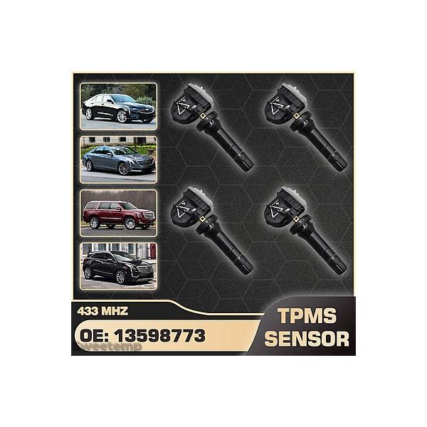 互換品 キャデラック 13598773 433 CT4 CT6 XT5 2016-2020 2015-2018 13540603 TPMS タイヤエア圧システム MHZ エスカレード