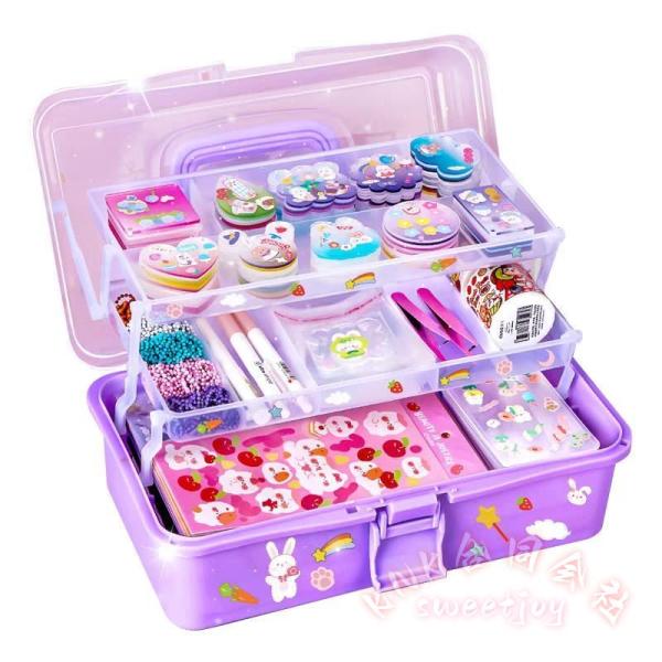 DIY かわいい おもちゃセット シール チェーン ペン KNK(株) 女の子 小学生 中学生 誕生日 プレゼント 手作り 友達にあげる おしゃれ遊び ギフト