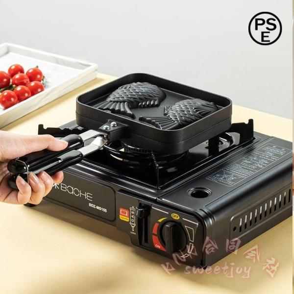 たい焼き器 家庭用 直火 フッ素加工 たい焼きメーカー KNK(株) たい焼き機 鯛焼き器 たいやき タイ焼き フライパン ガス火対応 焼き型 お菓子作り