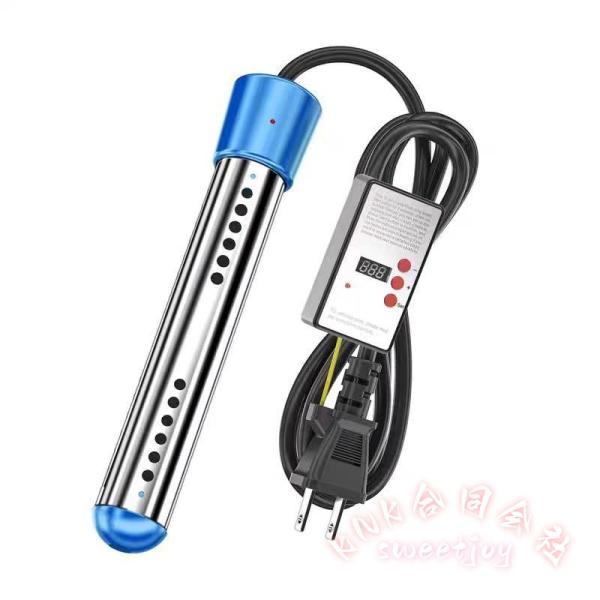 高速暖房 110V 1500Wの電力で5ガロンの水を数分で暖めることができます。ヒーターを挿入する前に、ヒーターが完全に水に浸っていることを確認してから、使いやすい電源を接続してください。安全で便利 湯沸しヒーターには自動シャットダウン機能...