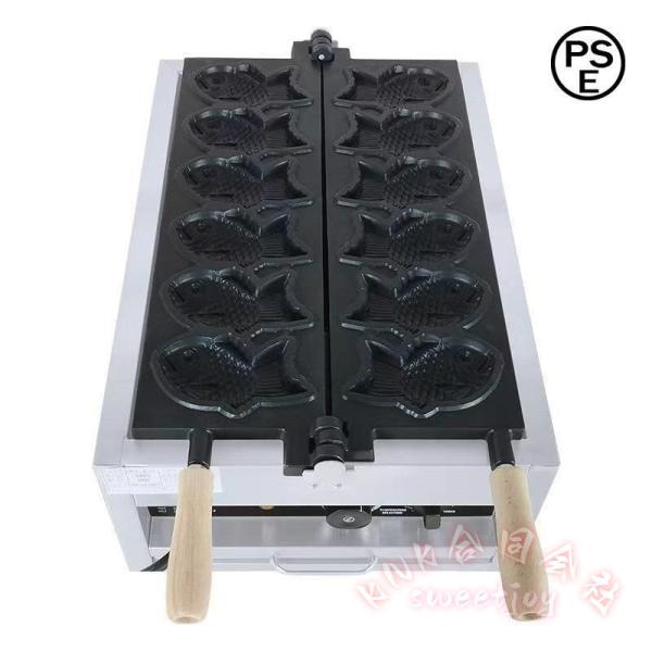 状 態：新品未使用一気に6個作れる業務用たい焼き器です長蛇の列ができてもこれがあれば安心です。マシンのサイズ：580*380*260mm電圧：110V電力：3000W※高出力機器のため、プラグが付属しておりません。ご使用前にあらかじめご準備...