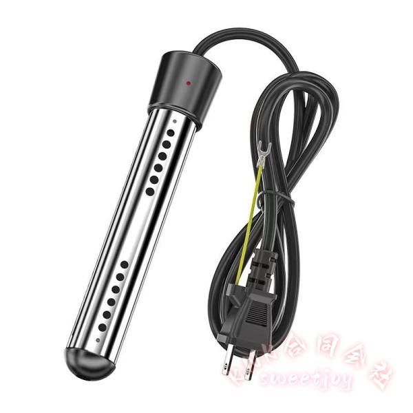 プールヒーター 電気給湯器 100V 1500W 70°自動電源オフ浸漬給湯器 電線1.5M お風呂 家庭 アウトドア 学校に適しています 投げ込み